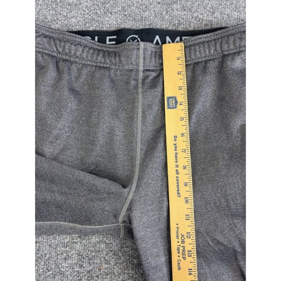 American Eagle Sweatpants Men's M Gray Pockets Pull On Straight Fleece Lined - Picture 4 of 7